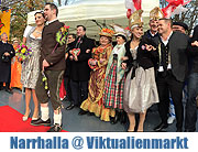 Faschingsauftakt mit Vorstellung des neuen Narrhalla-Prinzenpaares  2015 der Landeshauptstadt München auf dem Viktualienmarkt am 11.11.2014 